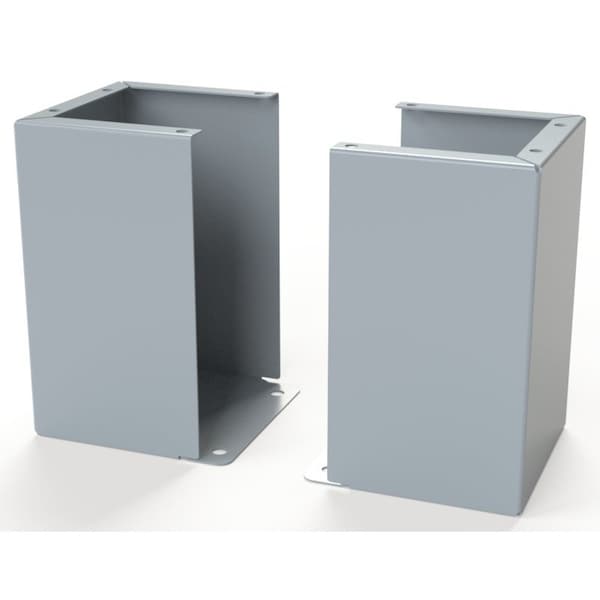 Floor Stand Kit, 12 in. H x 8 in. W x 7.87 in. L, Carbon Steel